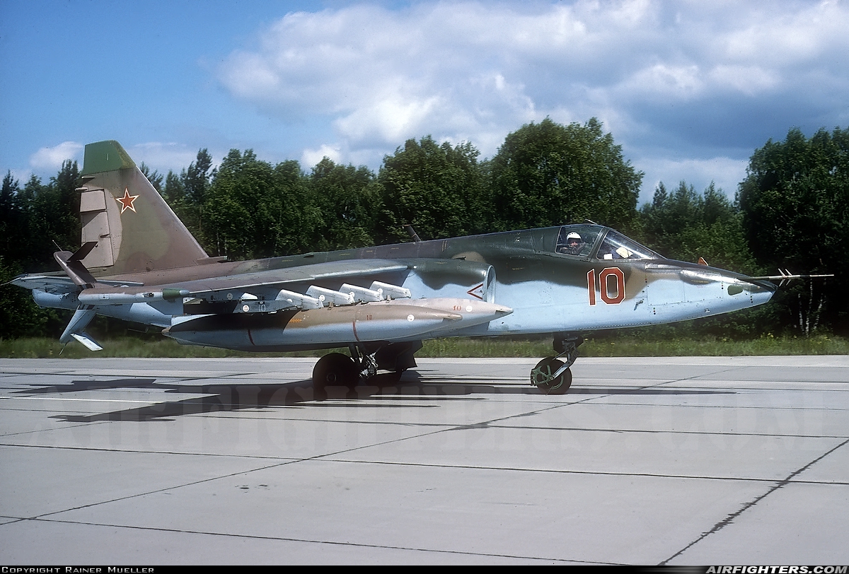 Russia - Air Force Sukhoi Su-25  at Templin / Gross-Dolln (EDUT), Germany