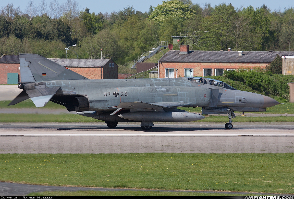 Germany - Air Force McDonnell Douglas F-4F Phantom II 37+26 at Wittmundhafen (Wittmund) (ETNT), Germany
