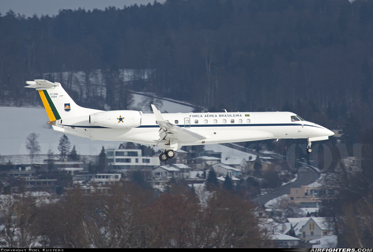 Brazil - Air Force Embraer VC-99B (ERJ-135BJ) 2584 at Zurich (- Kloten) (ZRH / LSZH), Switzerland