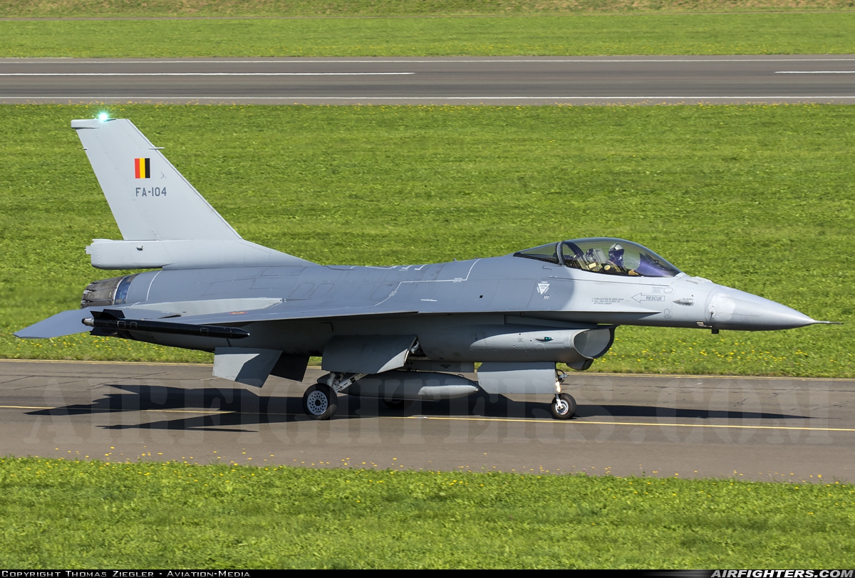 Belgium - Air Force General Dynamics F-16AM Fighting Falcon FA-104 at Zeltweg (LOXZ), Austria