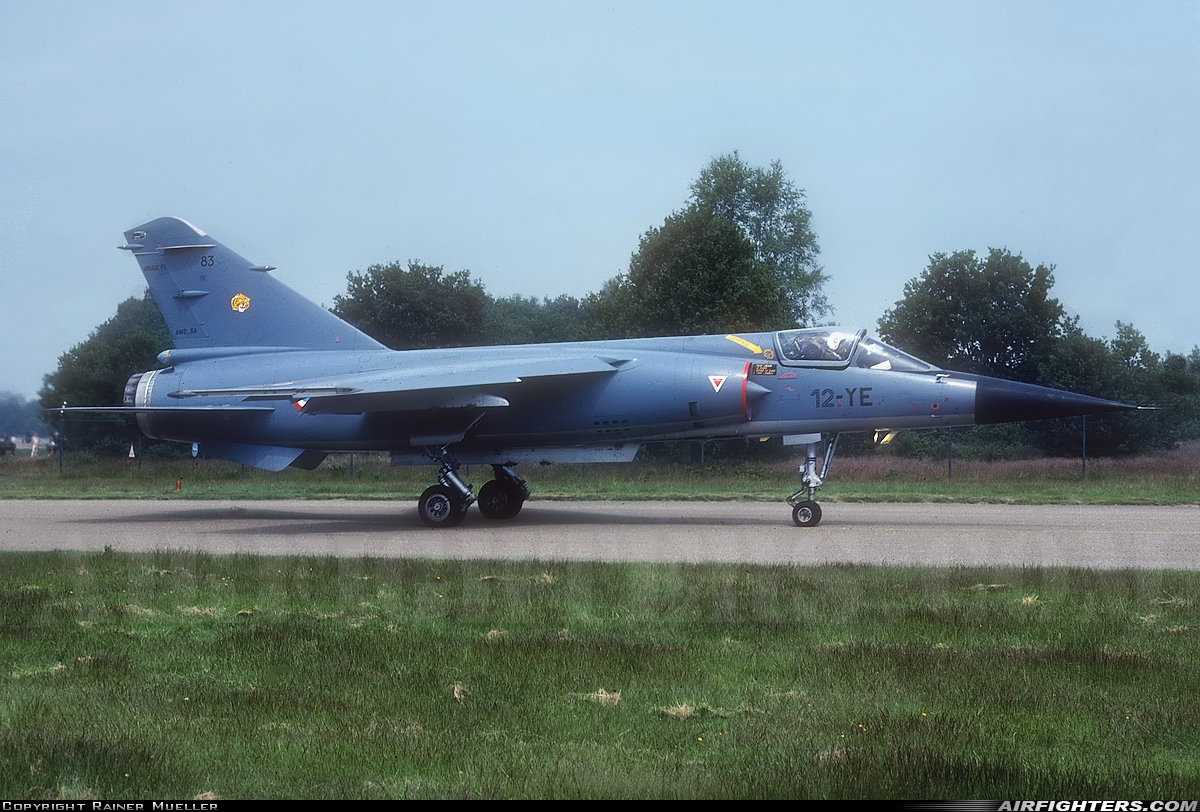France - Air Force Dassault Mirage F1C 83 at Kleine Brogel (EBBL), Belgium
