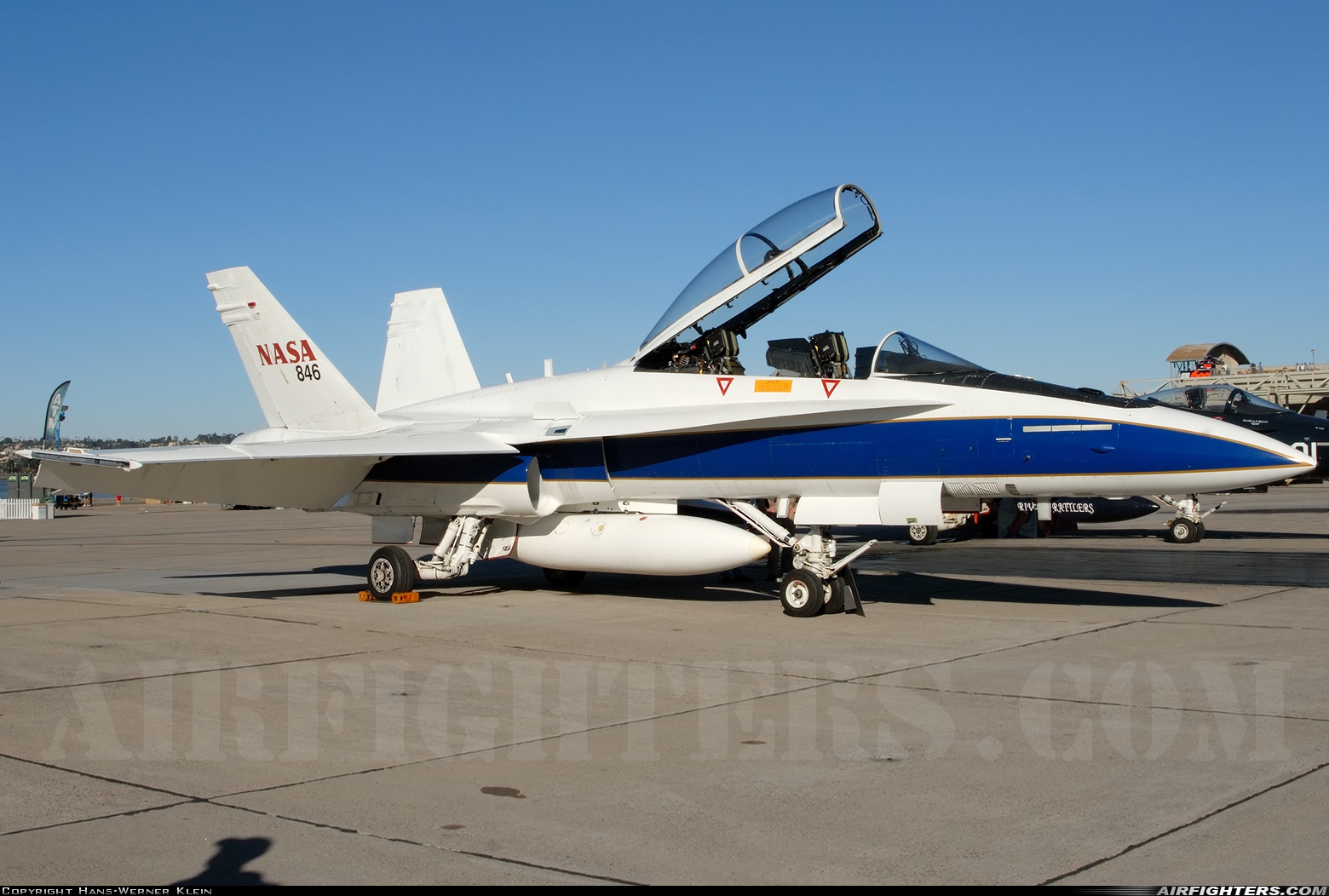 USA - NASA McDonnell Douglas F/A-18B Hornet N846NA at San Diego - North Island NAS / Halsey Field (NZY / KNZY), USA
