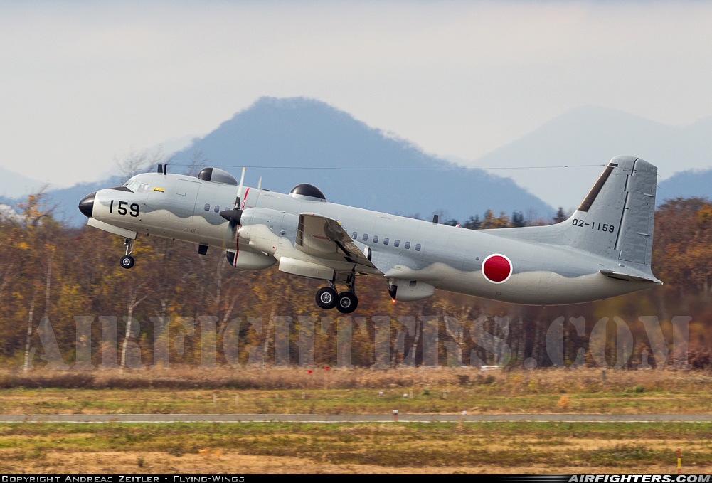 Japan - Air Force NAMC YS-11EB 02-1159 at Sapporo - New Chitose / Chitose (CTS / RJCC / RJCJ), Japan