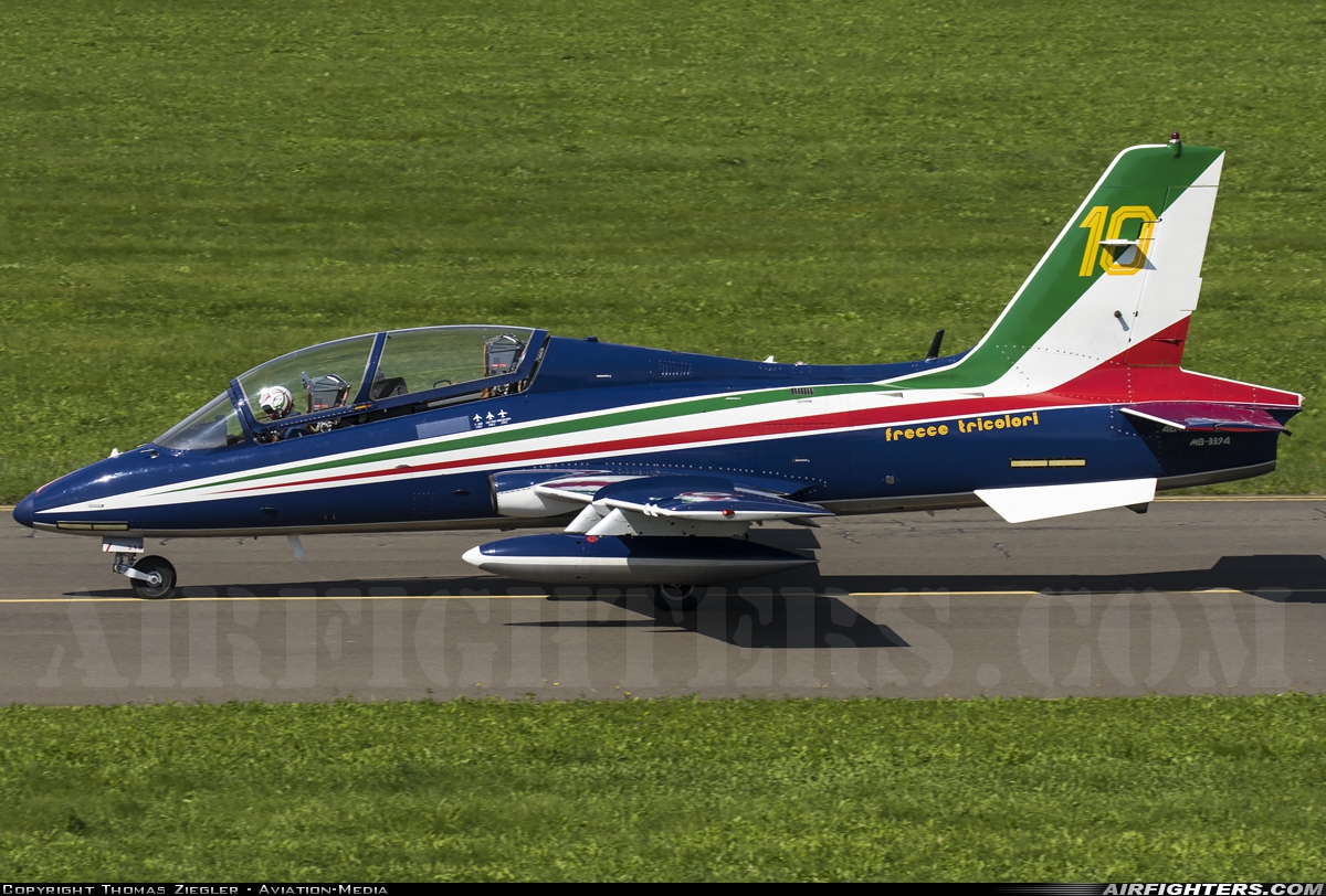 Italy - Air Force Aermacchi MB-339PAN MM54510 at Zeltweg (LOXZ), Austria