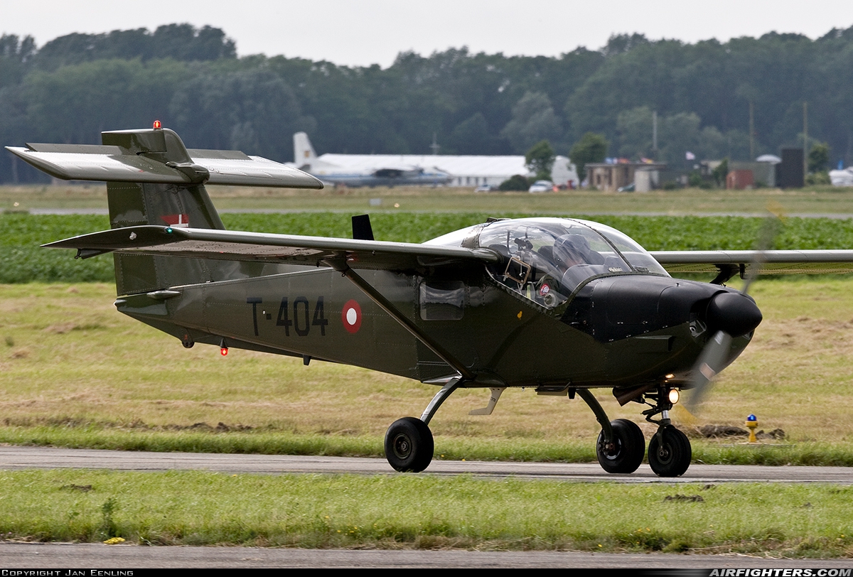Denmark - Air Force Saab MFI T-17 Supporter T-404 at Koksijde (EBFN), Belgium