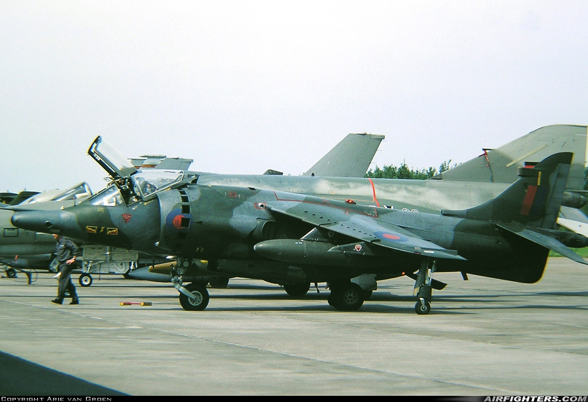 UK - Air Force Hawker Siddeley Harrier GR.3 XZ999 at Leeuwarden (LWR / EHLW), Netherlands
