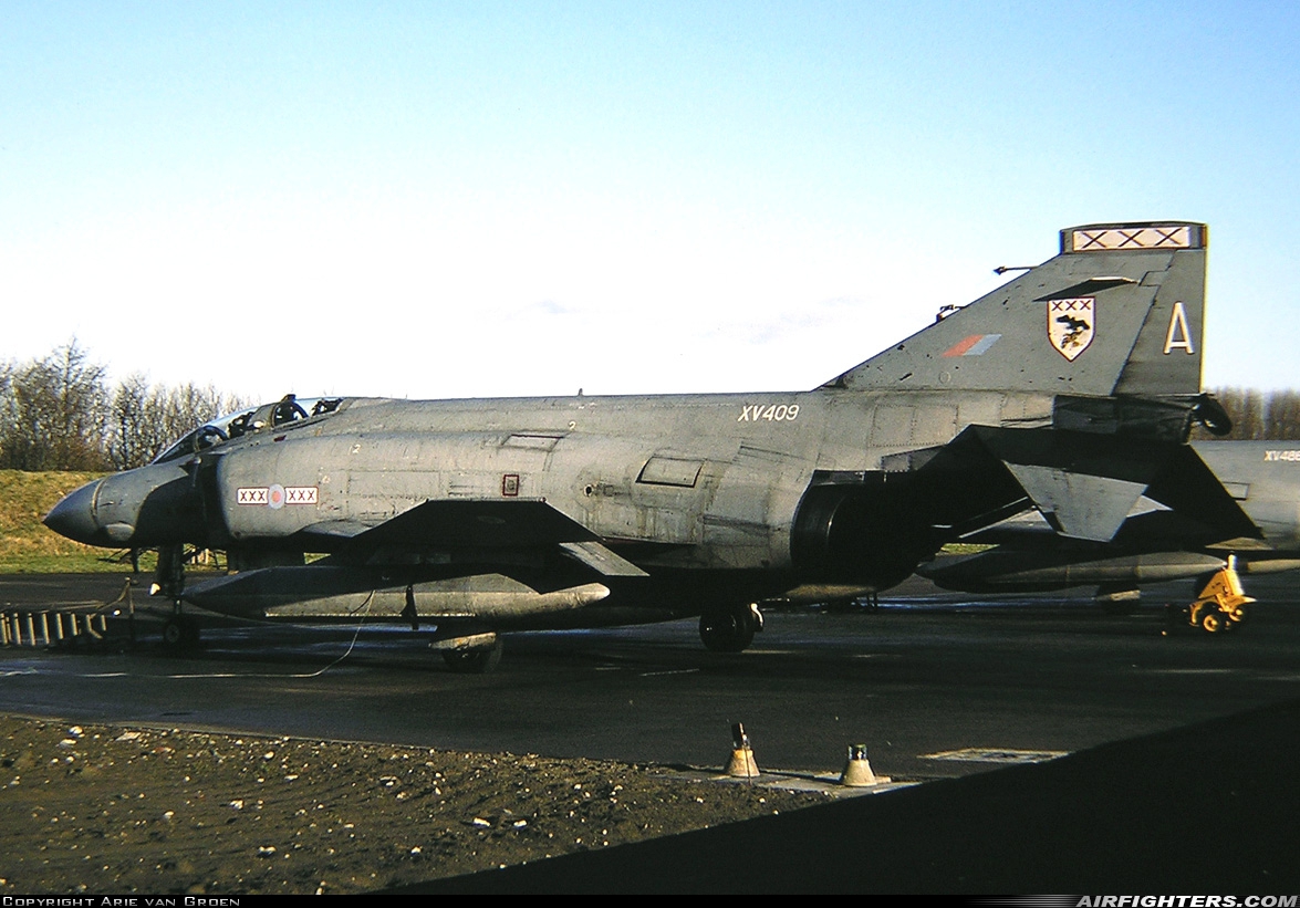 UK - Air Force McDonnell Douglas Phantom FGR2 (F-4M) XV409 at Leeuwarden (LWR / EHLW), Netherlands