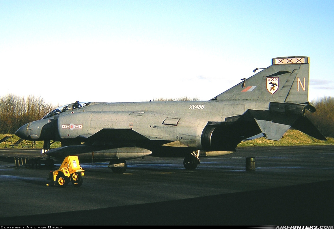 UK - Air Force McDonnell Douglas Phantom FGR2 (F-4M) XV486 at Leeuwarden (LWR / EHLW), Netherlands