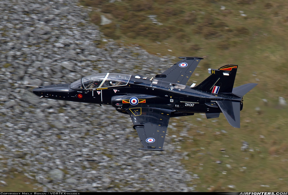 UK - Air Force BAE Systems Hawk T.2 ZK017 at Off-Airport - Machynlleth Loop Area, UK