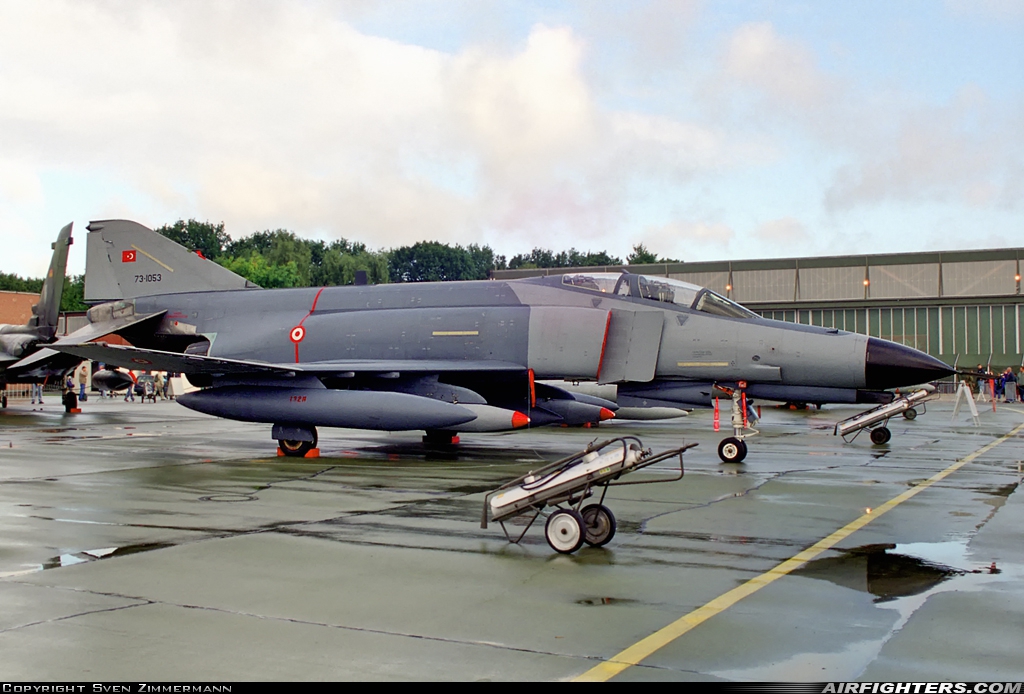 Türkiye - Air Force McDonnell Douglas F-4E Phantom II 73-1053 at Hopsten (Rheine -) (ETNP), Germany