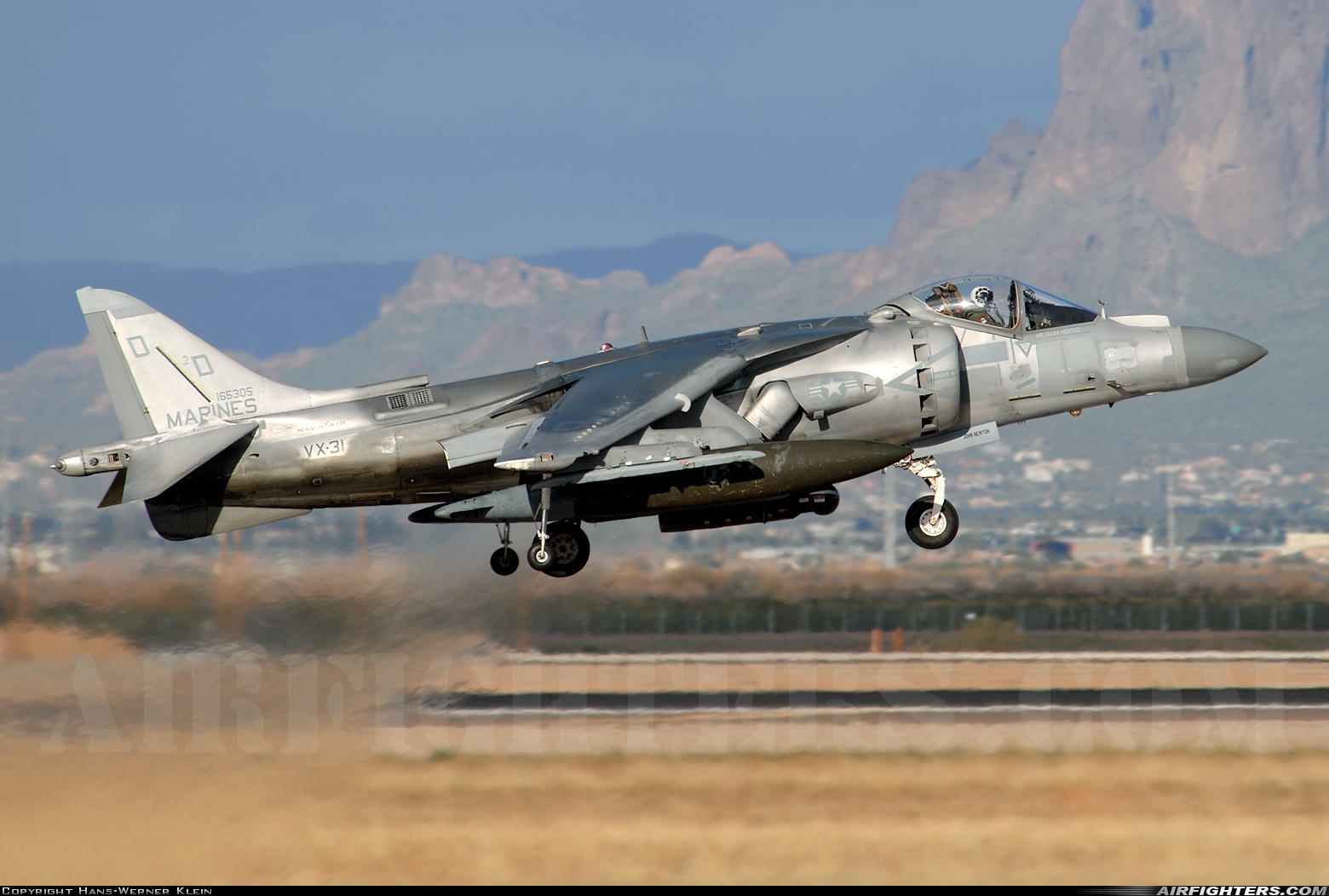 USA - Marines McDonnell Douglas AV-8B+ Harrier ll 165305 at Phoenix (Chandler) - Williams Gateway (AFB) (CHD / IWA / KIWA), USA