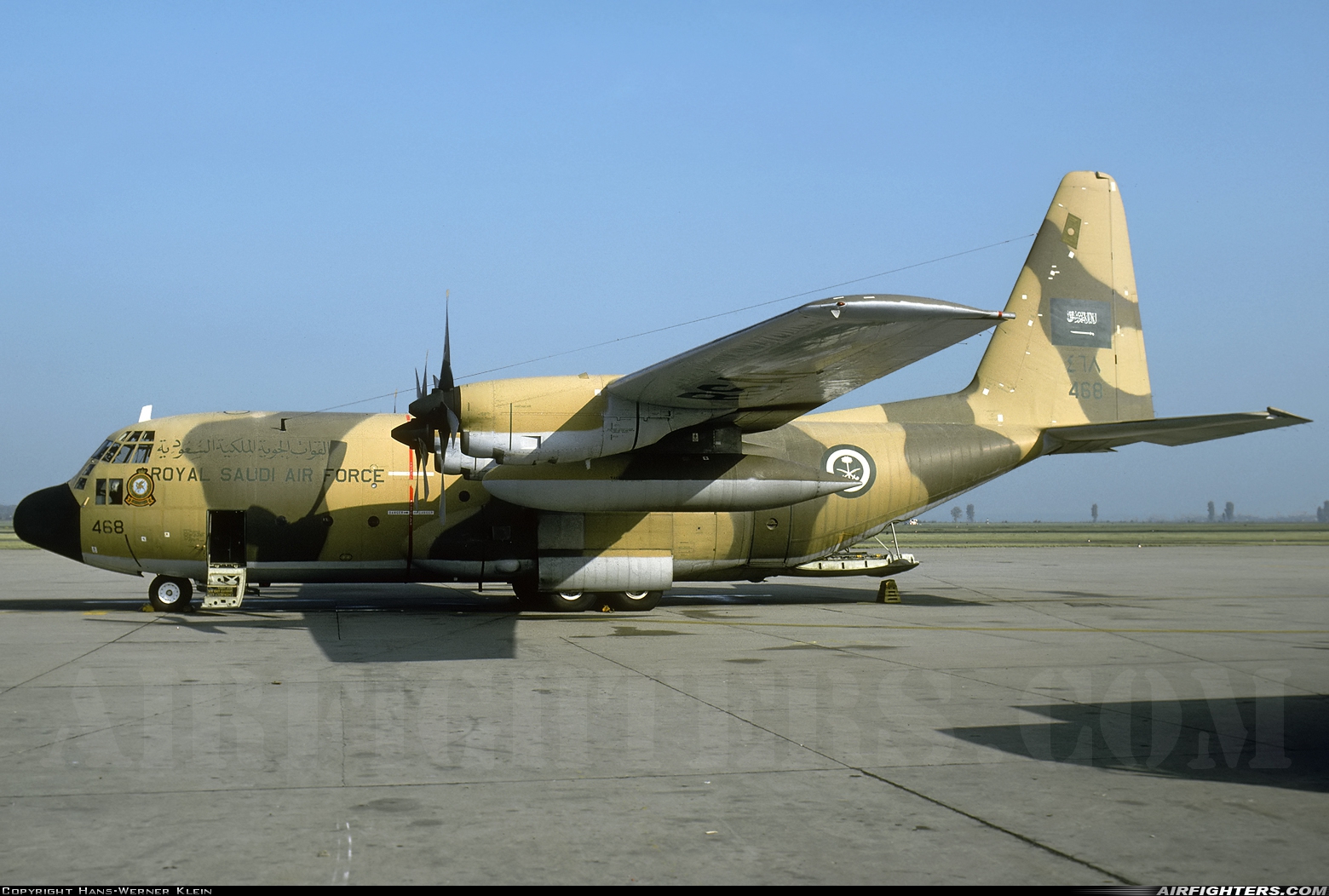 Saudi Arabia - Air Force Lockheed C-130H Hercules (L-382) 468 at Dusseldorf - Int. (Rhein-Ruhr / Lohausen) (DUS / EDDL), Germany