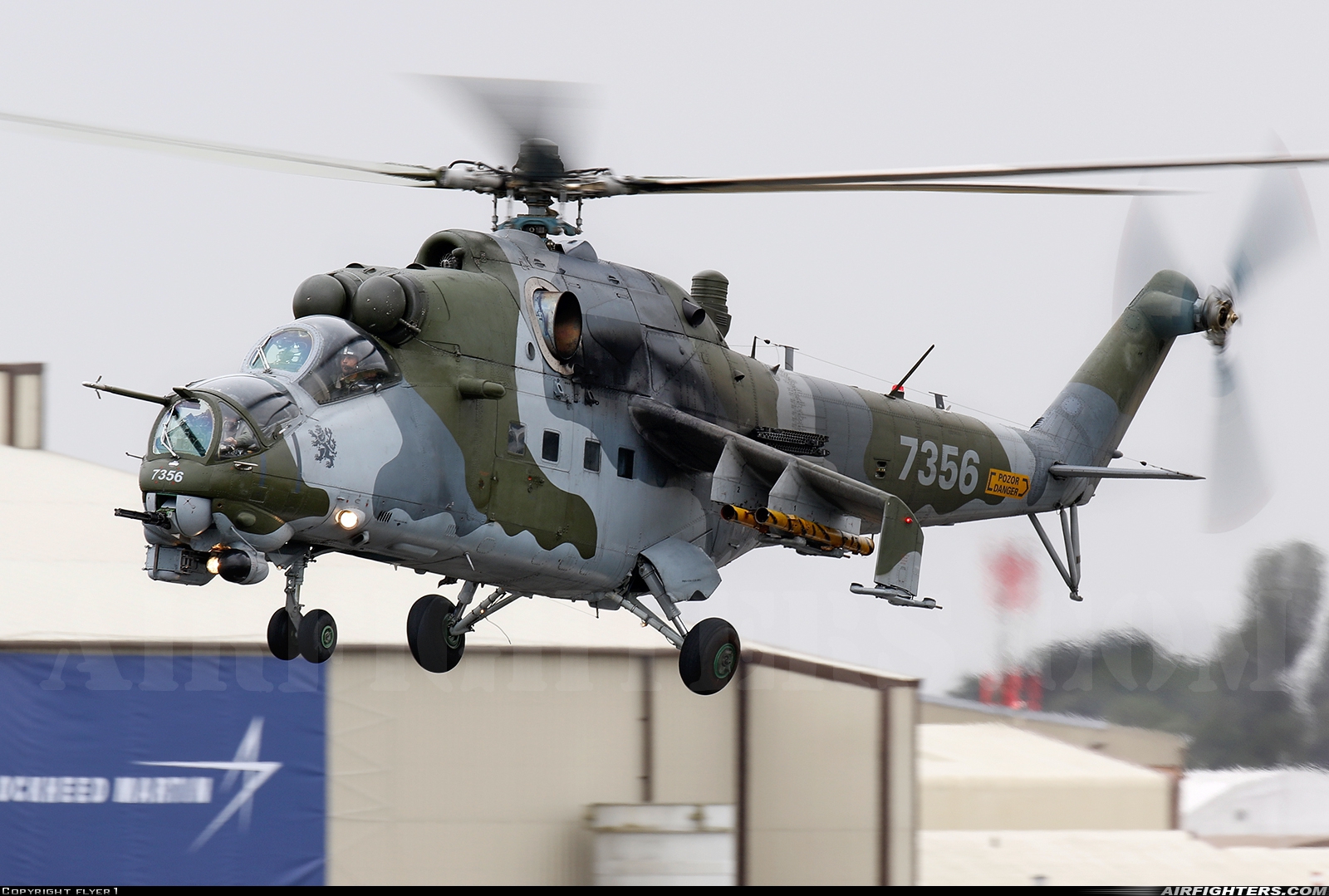 Czech Republic - Air Force Mil Mi-35 (Mi-24V) 7356 at Fairford (FFD / EGVA), UK