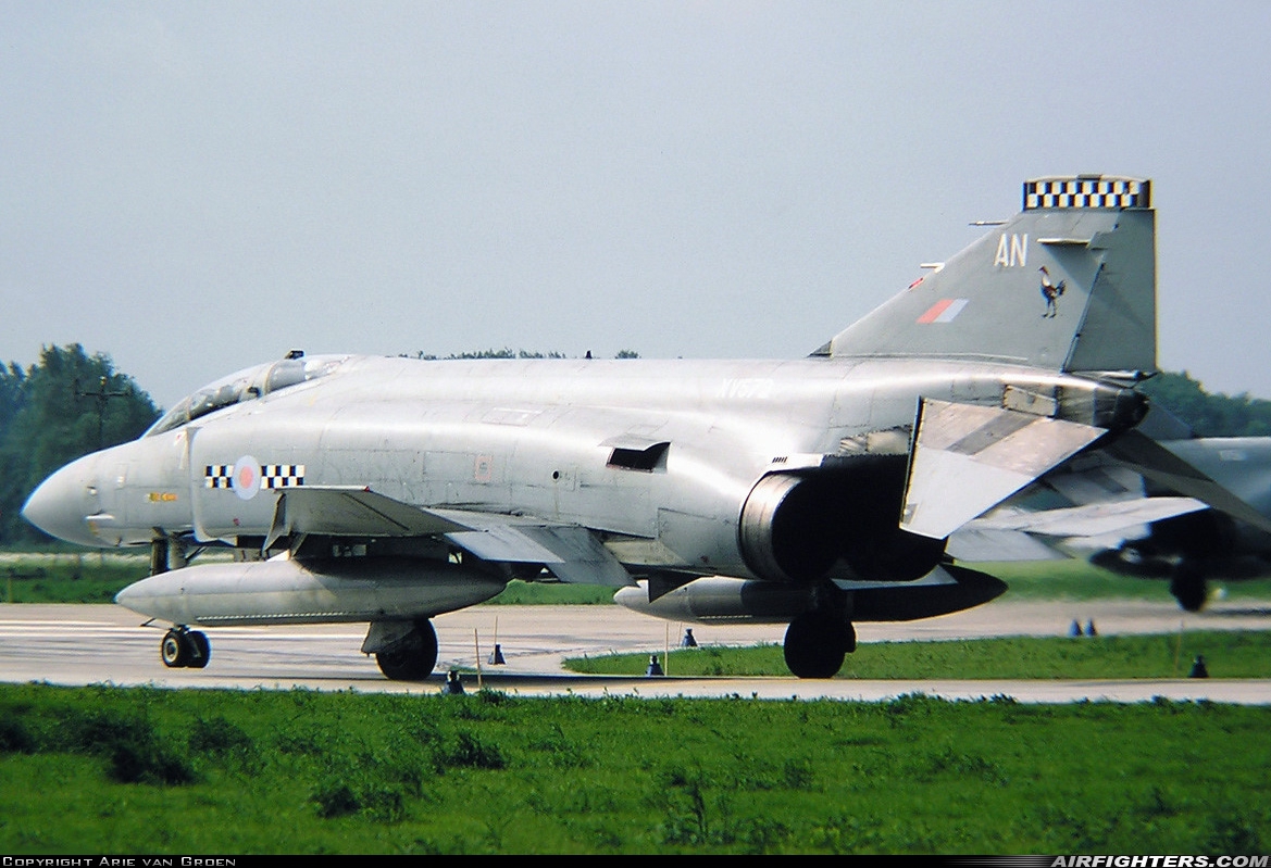 UK - Air Force McDonnell Douglas Phantom FG1 (F-4K) XV572 at Uden - Volkel (UDE / EHVK), Netherlands