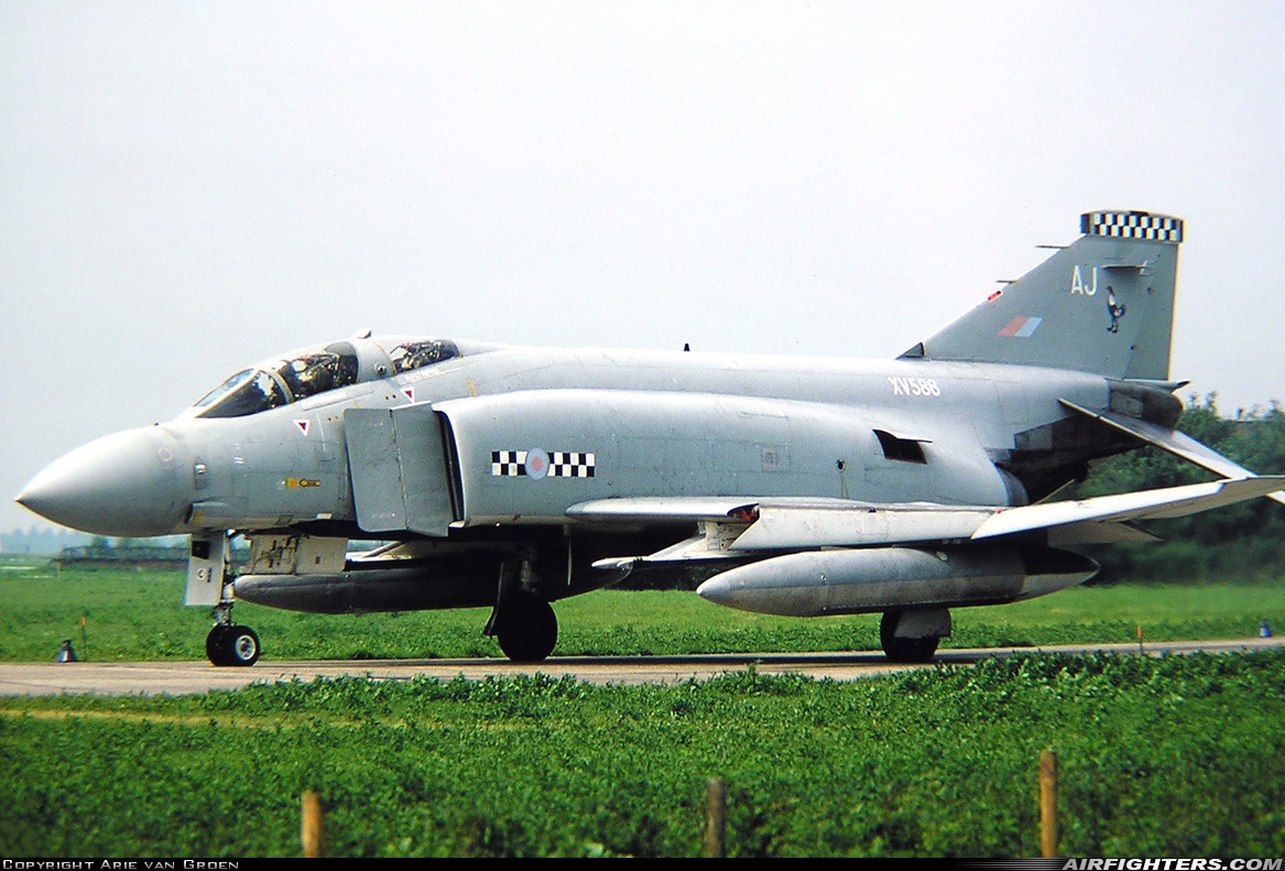 UK - Air Force McDonnell Douglas Phantom FG1 (F-4K) XV586 at Uden - Volkel (UDE / EHVK), Netherlands
