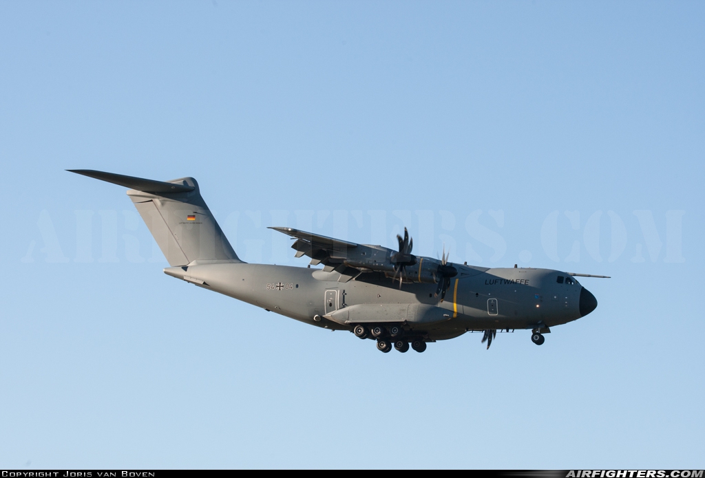 Germany - Air Force Airbus A400M-180 Atlas 54+04 at Eindhoven (- Welschap) (EIN / EHEH), Netherlands