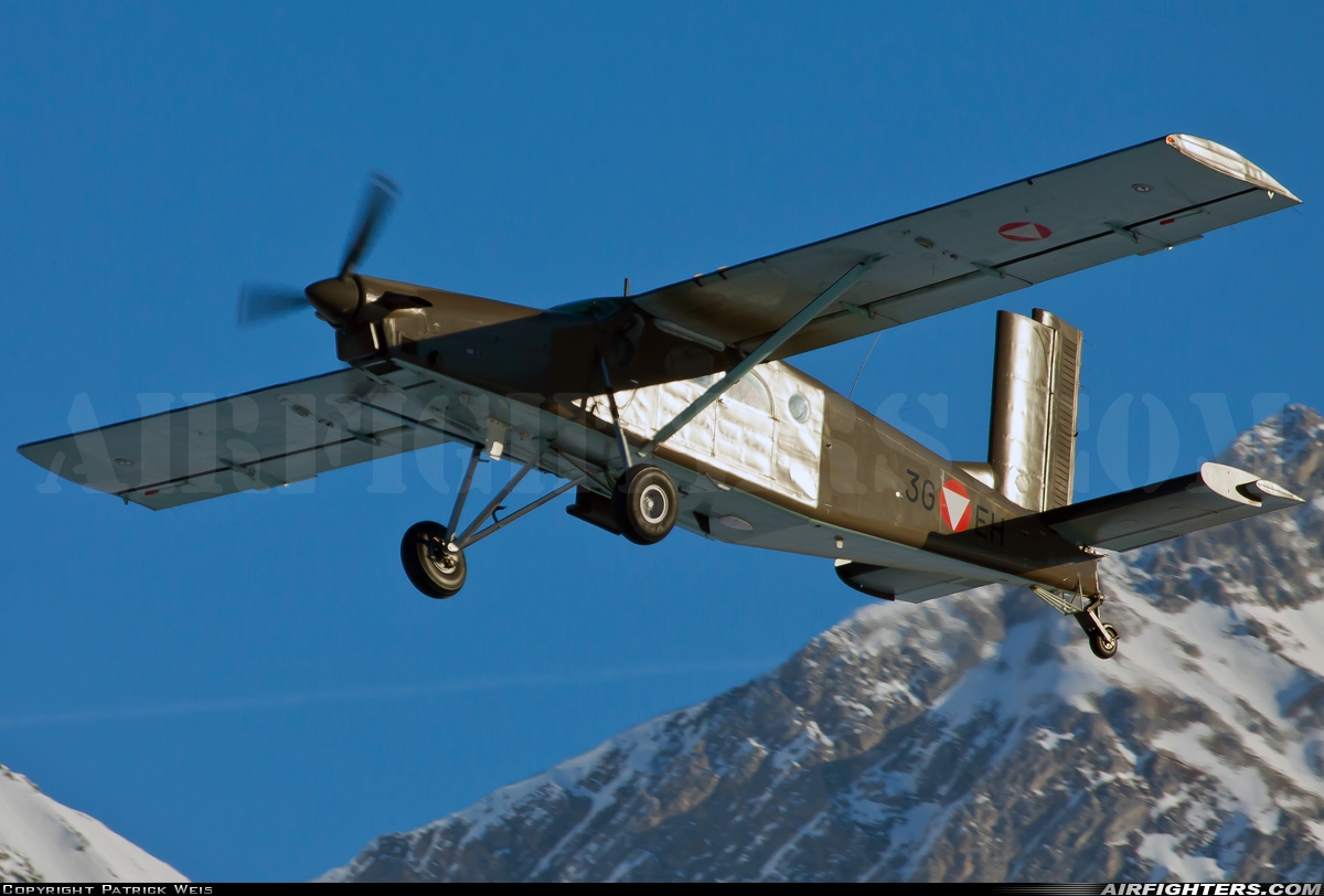 Austria - Air Force Pilatus PC-6/B2-H2 Turbo Porter 3G-EH at Innsbruck - Kranebitten (INN / LOWI), Austria