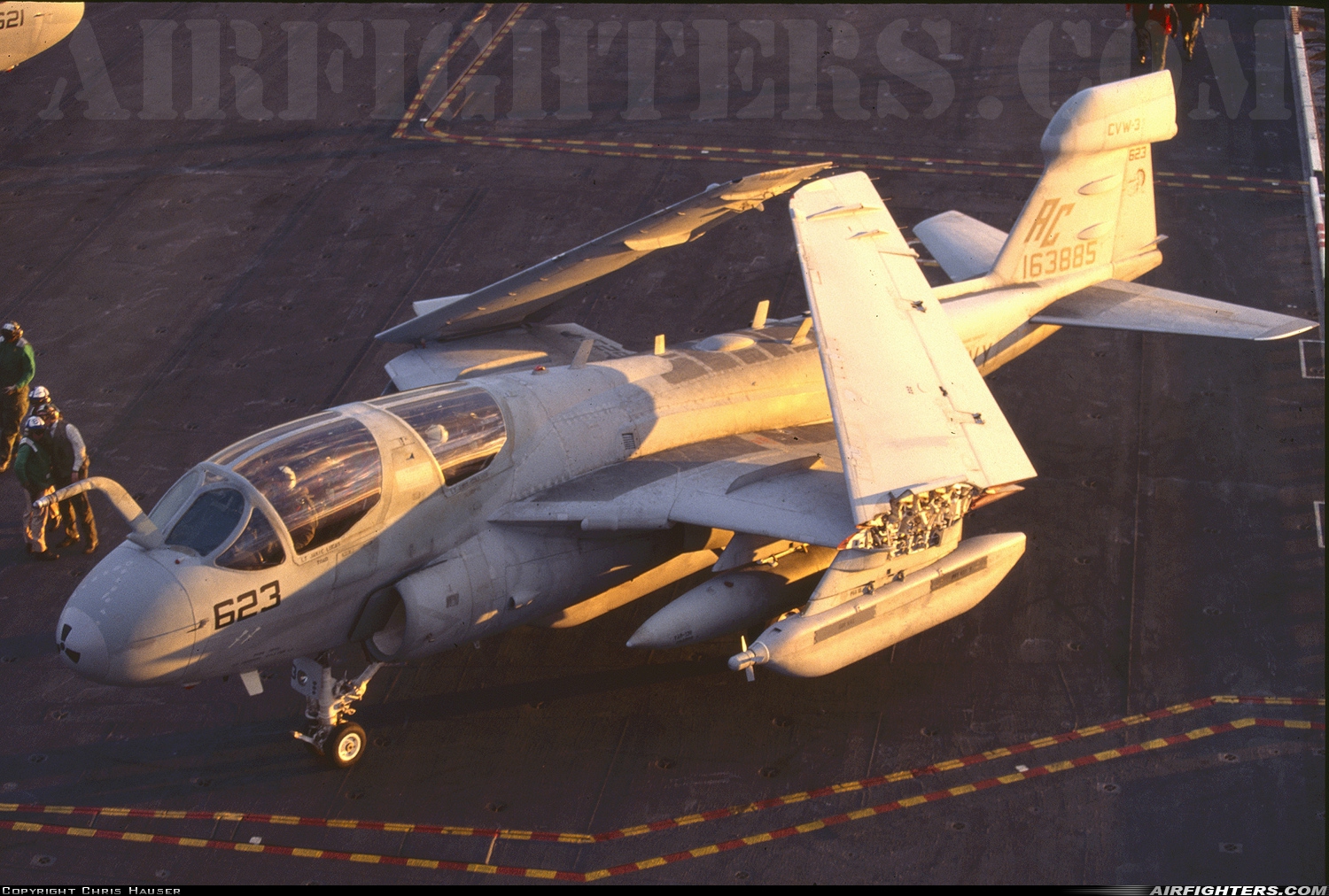 USA - Navy Grumman EA-6B Prowler (G-128) 163885 at Off-Airport - Atlantic Ocean, International Airspace