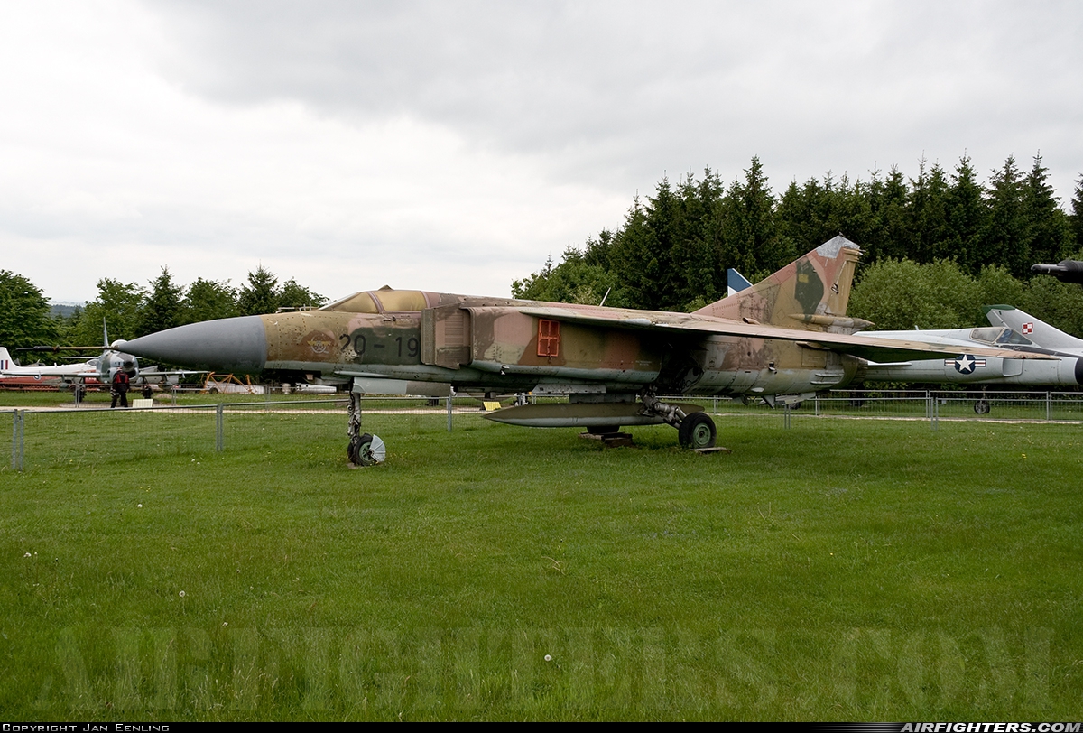 Germany - Air Force Mikoyan-Gurevich MiG-23ML 20+19 at Off-Airport - Hermeskeil, Germany