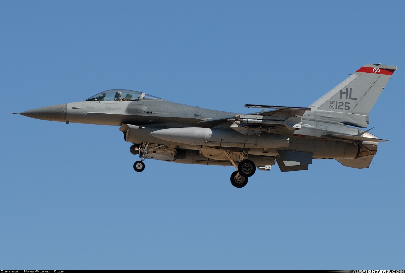 USA - Air Force General Dynamics F-16C Fighting Falcon 89-2125 at Tucson - Davis-Monthan AFB (DMA / KDMA), USA