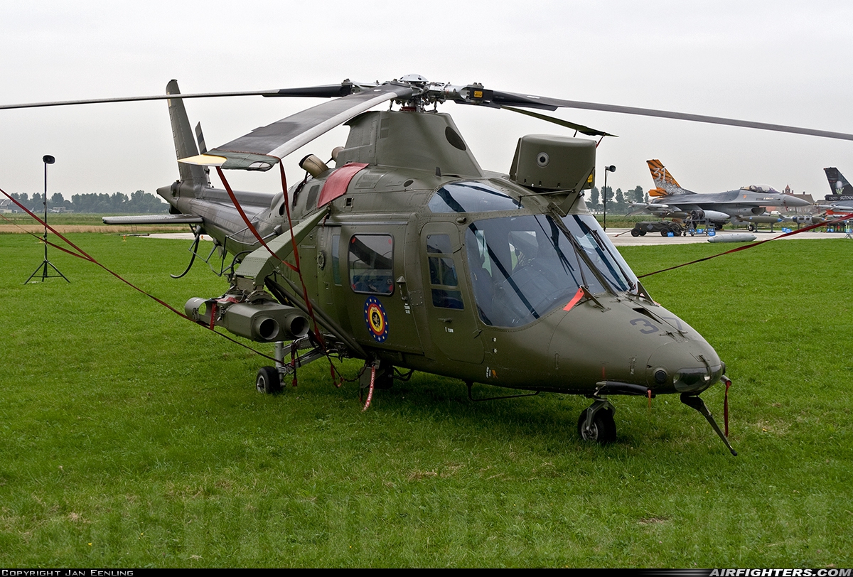Belgium - Army Agusta A-109HA (A-109BA) H37 at Koksijde (EBFN), Belgium