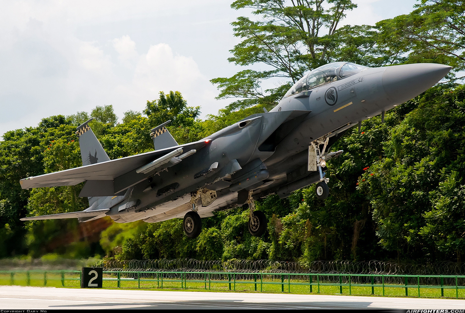 Singapore - Air Force Boeing F-15SG Strike Eagle 05-0013 at Off-Airport - Lim Chu Kang Road, Singapore
