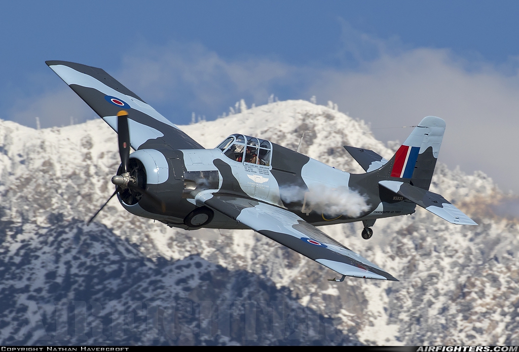 Private - Commemorative Air Force Grumman F4F Wildcat (FM-2) N5833 at Upland - Cable (CCB), USA