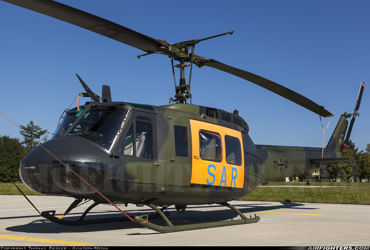 Germany - Army Bell UH-1D Iroquois (205) 71+12 at Landsberg-Penzing (ETSA), Germany