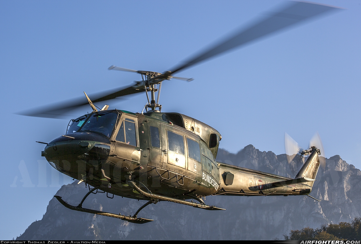 Austria - Air Force Agusta-Bell AB-212 5D-HG at Off-Airport - Gmunden, Austria