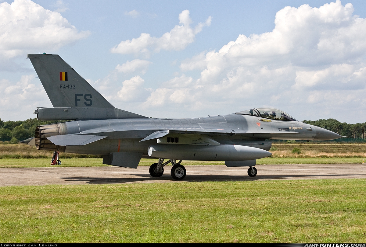Belgium - Air Force General Dynamics F-16AM Fighting Falcon FA-133 at Kleine Brogel (EBBL), Belgium