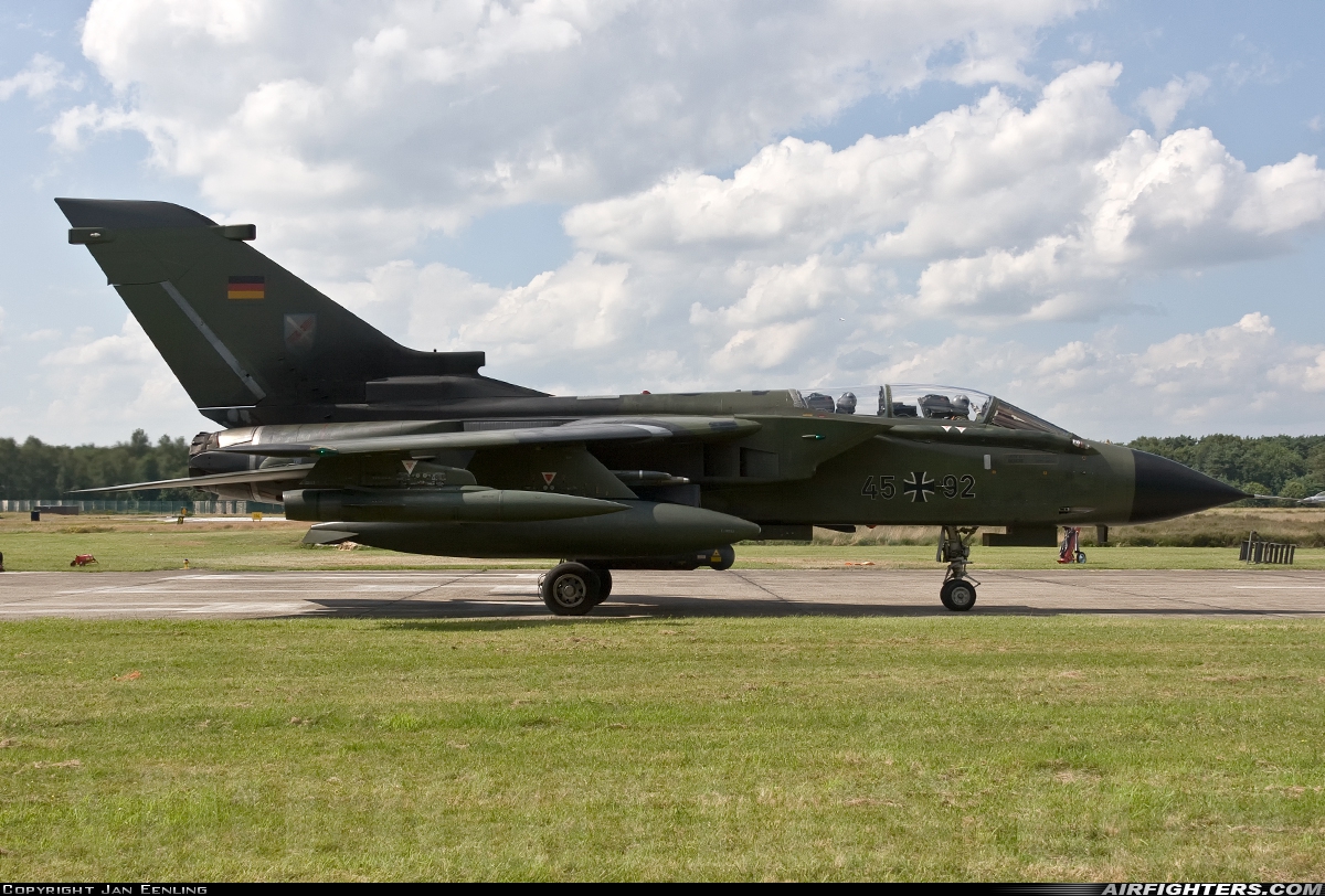 Germany - Air Force Panavia Tornado IDS 45+92 at Kleine Brogel (EBBL), Belgium