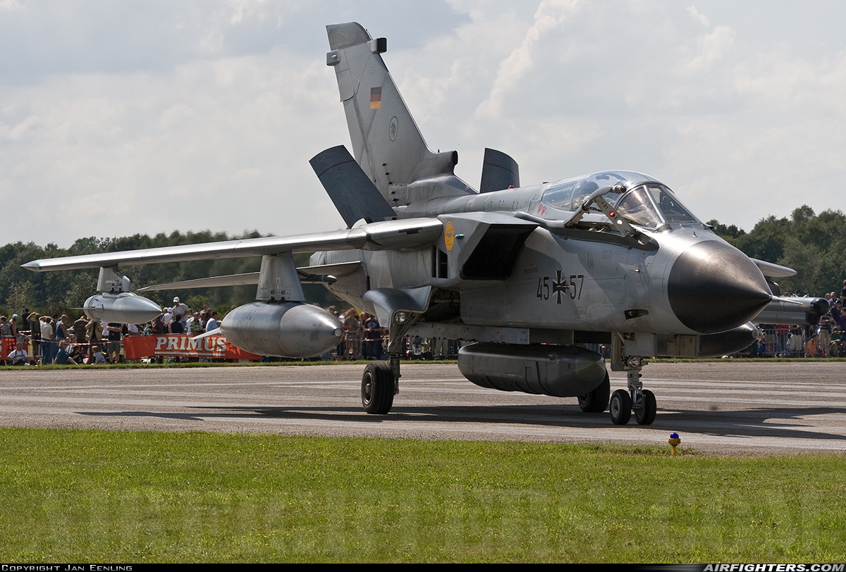 Germany - Air Force Panavia Tornado IDS 45+57 at Kleine Brogel (EBBL), Belgium