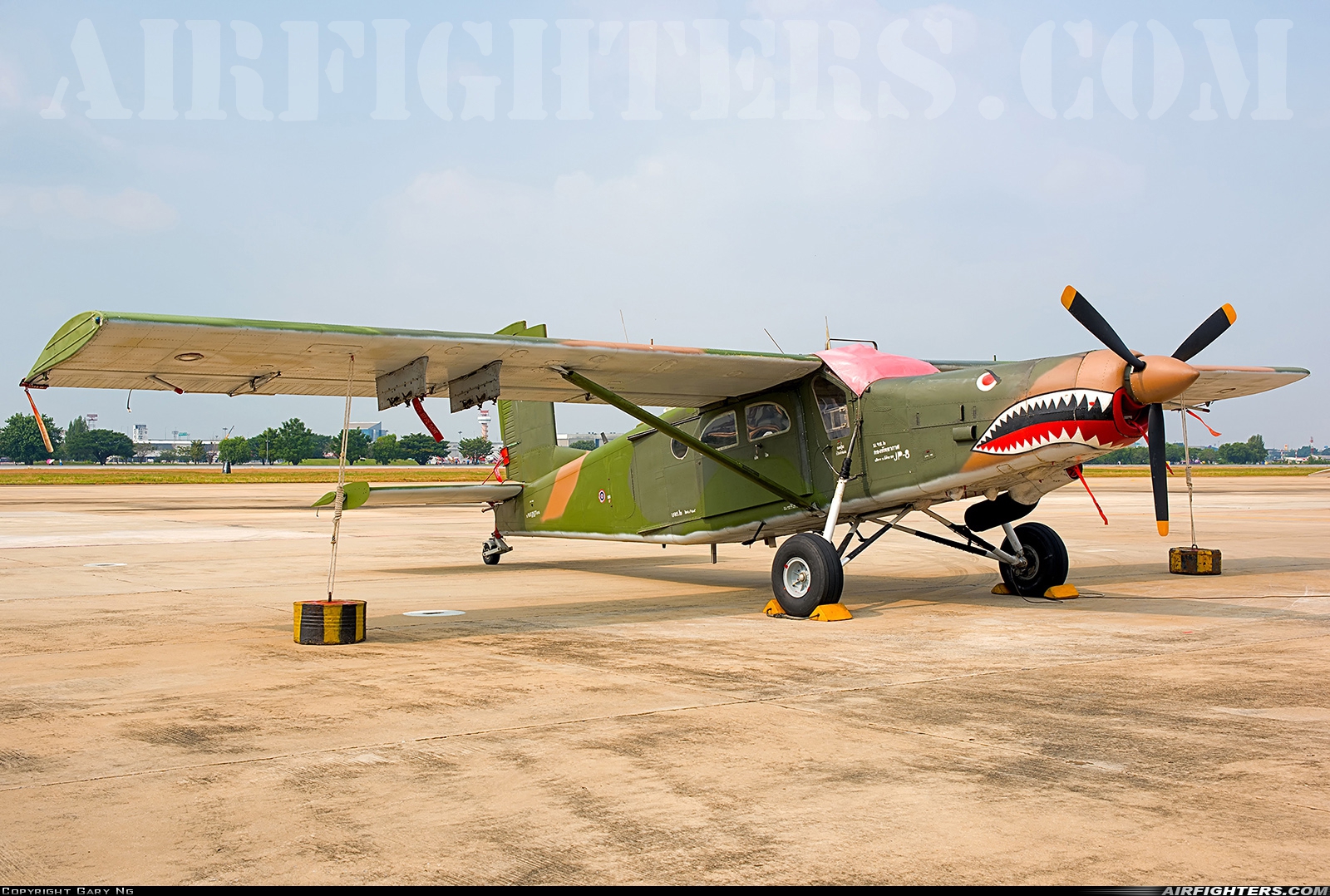 Thailand - Air Force Fairchild AU-23A Peacemaker JTH2-21/19 at Bangkok - Int. (Don Muang) (DMK / VTBD), Thailand