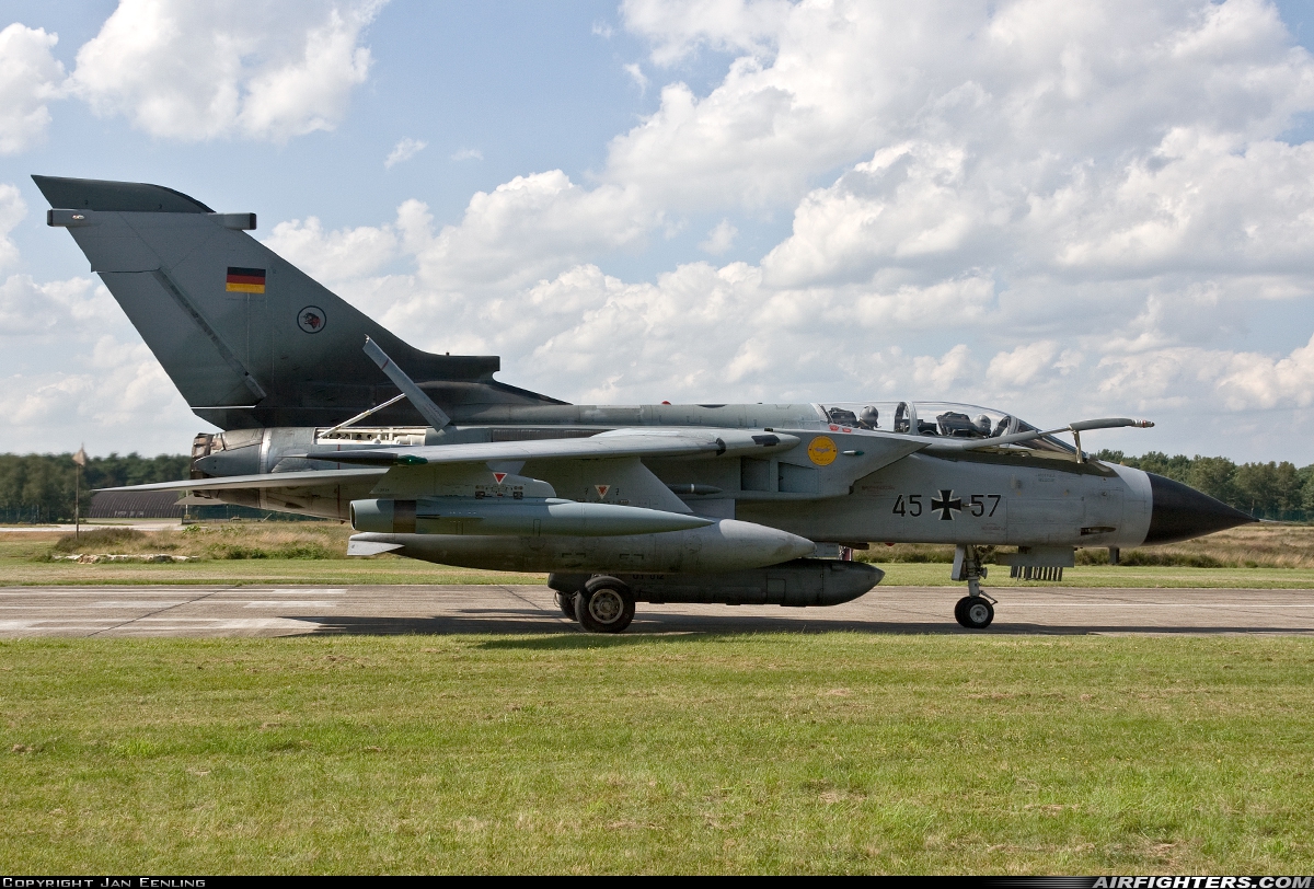 Germany - Air Force Panavia Tornado IDS 45+57 at Kleine Brogel (EBBL), Belgium