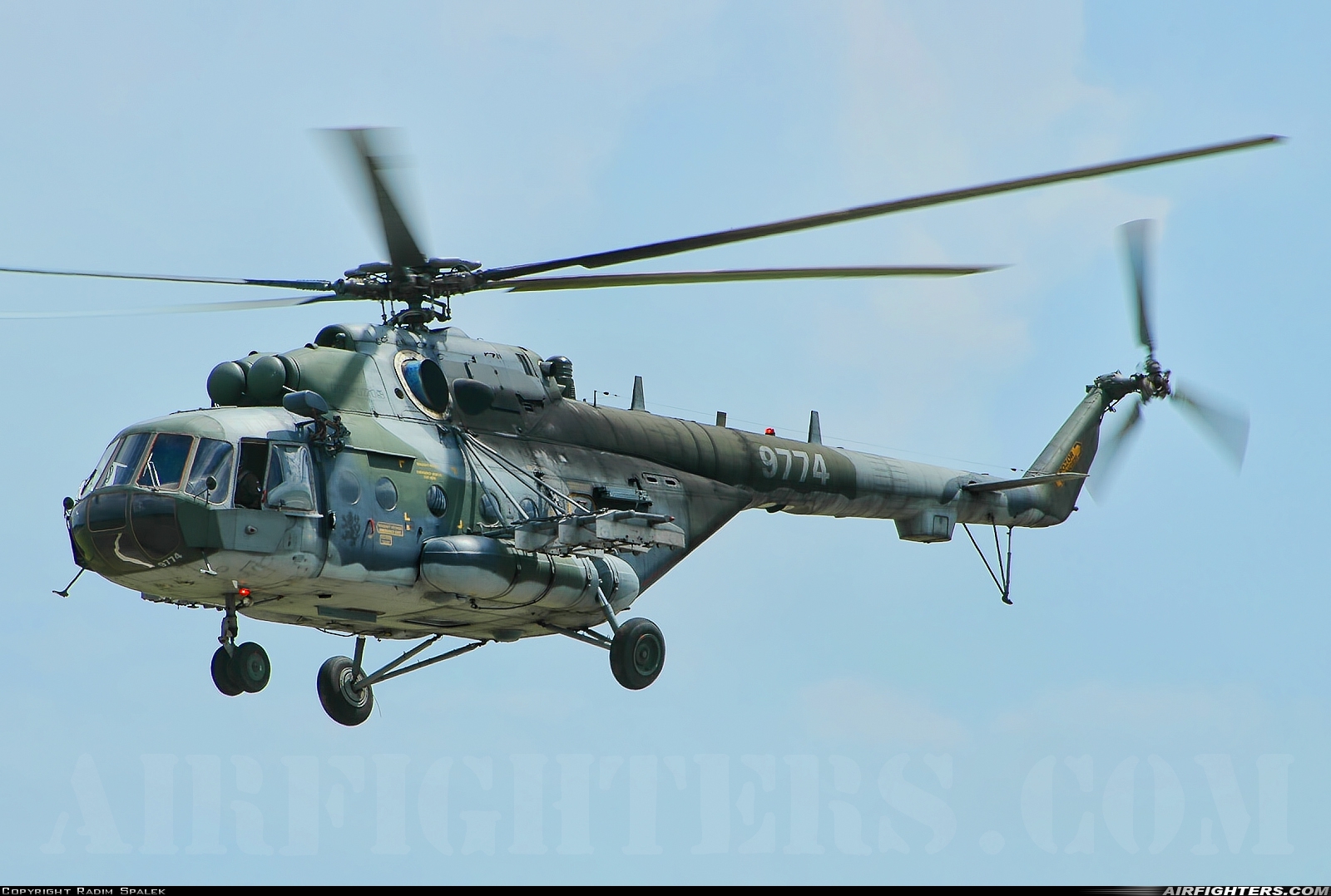 Czech Republic - Air Force Mil Mi-171Sh 9774 at Caslav (LKCV), Czech Republic