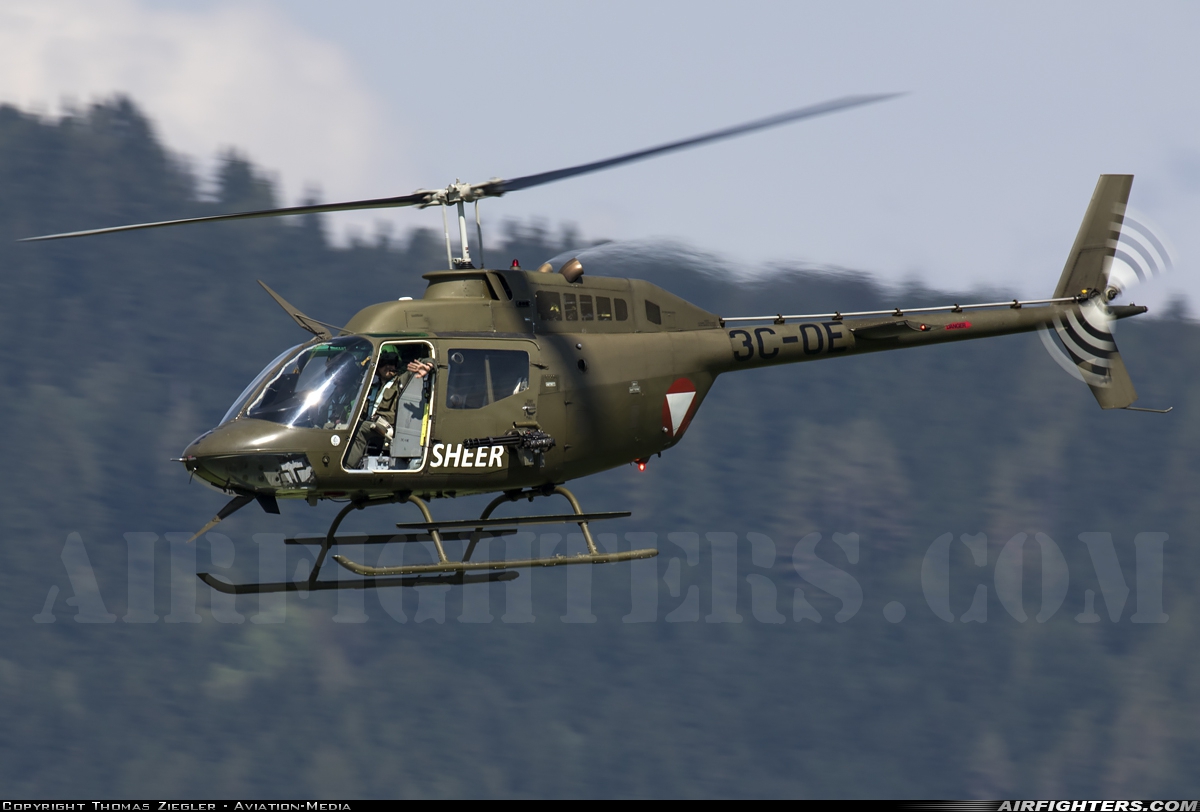 Austria - Air Force Bell OH-58B Kiowa 3C-OE at Zeltweg (LOXZ), Austria