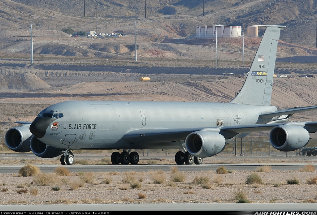USA - Air Force Boeing KC-135R Stratotanker (717-148) 58-0058 at Las Vegas - Nellis AFB (LSV / KLSV), USA