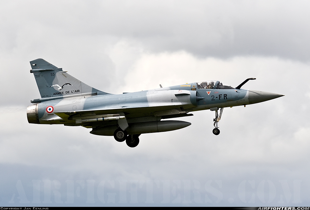 France - Air Force Dassault Mirage 2000-5F 55 at Leeuwarden (LWR / EHLW), Netherlands