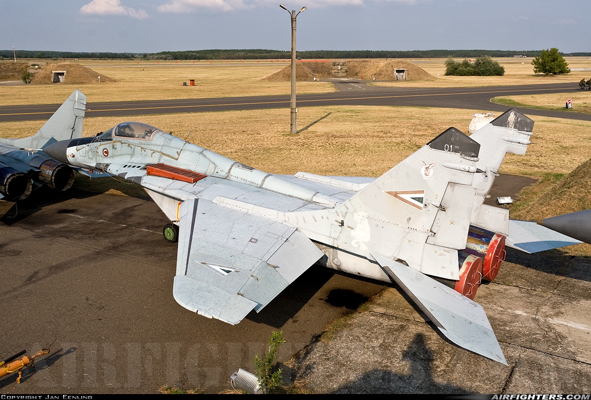 Hungary - Air Force Mikoyan-Gurevich MiG-29B (9.12A) 01 at Kecskemet (LHKE), Hungary