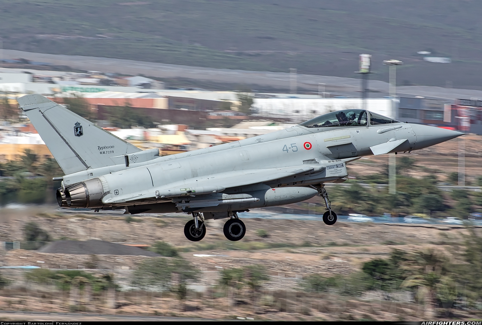 Italy - Air Force Eurofighter F-2000A Typhoon (EF-2000S) MM7289 at Gran Canaria (- Las Palmas / Gando) (LPA / GCLP), Spain