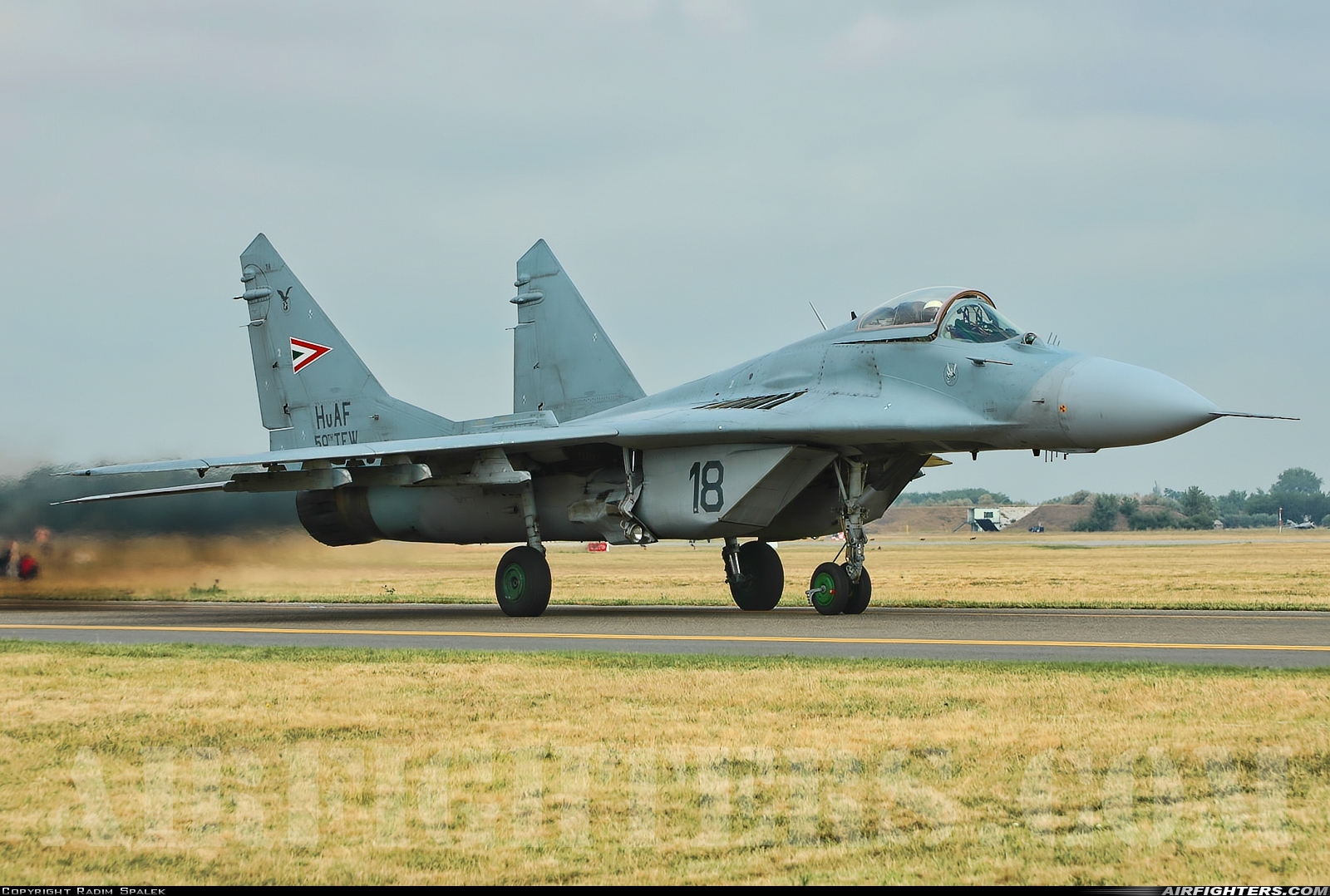 Hungary - Air Force Mikoyan-Gurevich MiG-29B (9.12A) 18 at Kecskemet (LHKE), Hungary