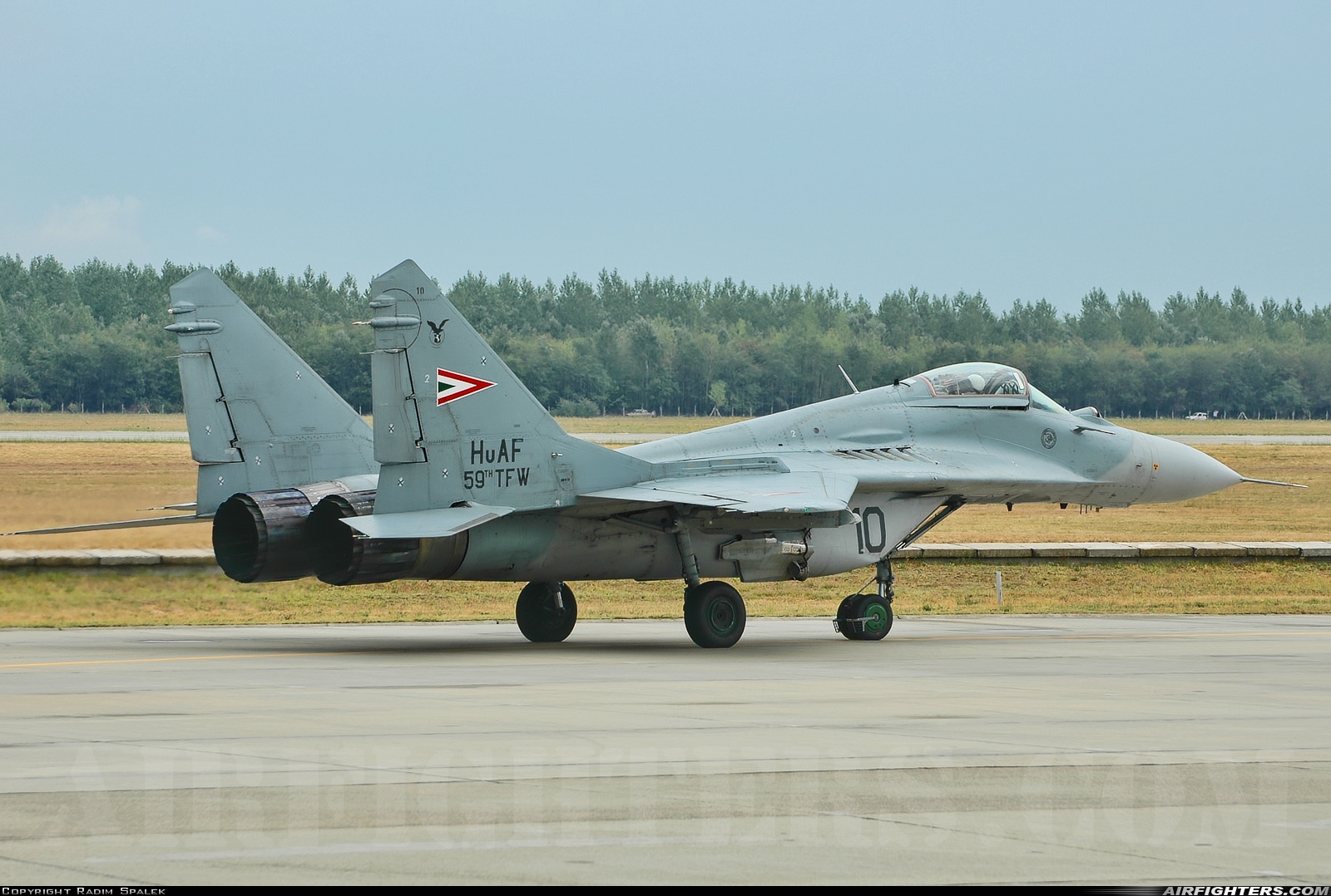 Hungary - Air Force Mikoyan-Gurevich MiG-29B (9.12A) 10 at Kecskemet (LHKE), Hungary
