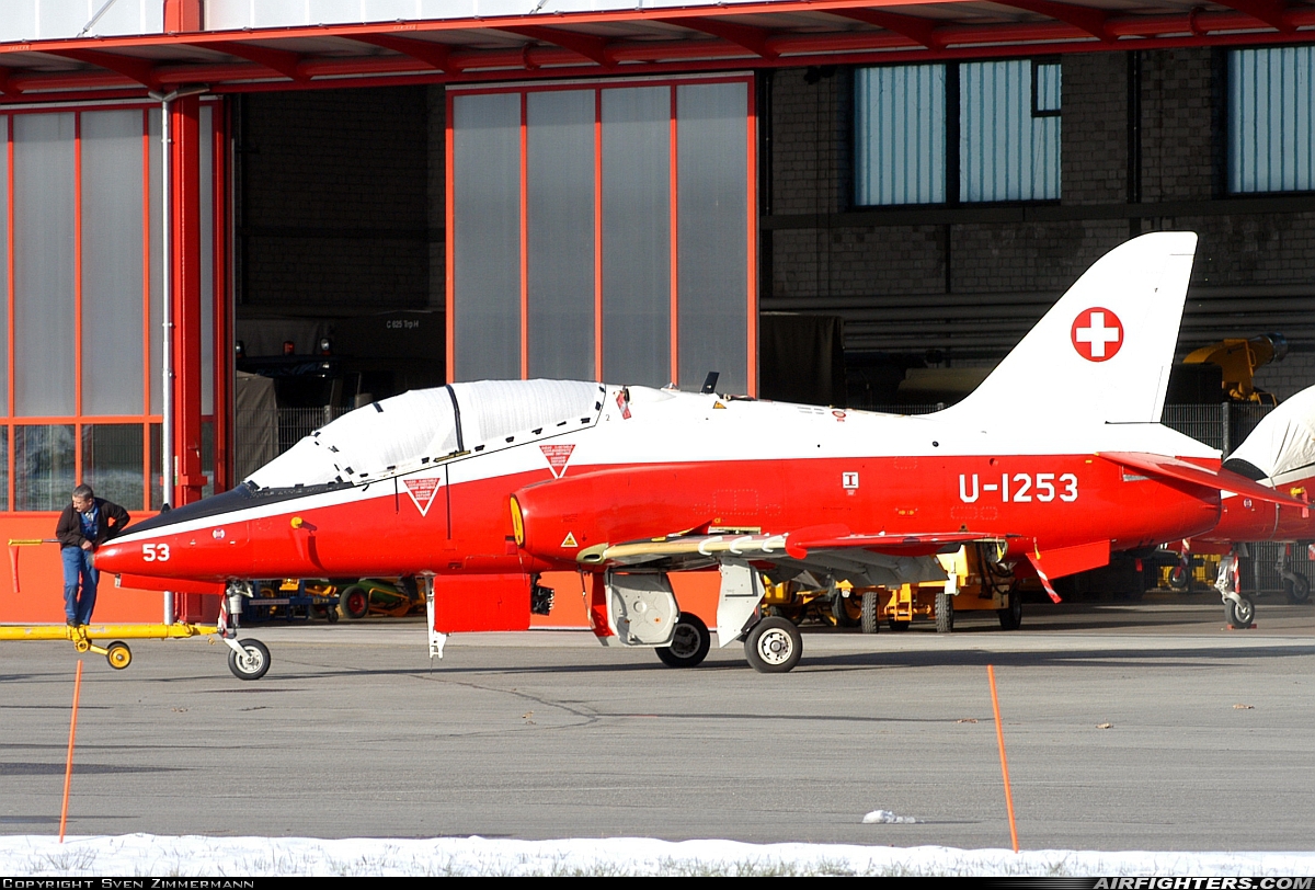 Switzerland - Air Force British Aerospace Hawk T.66 U-1253 at Emmen (EML / LSME), Switzerland