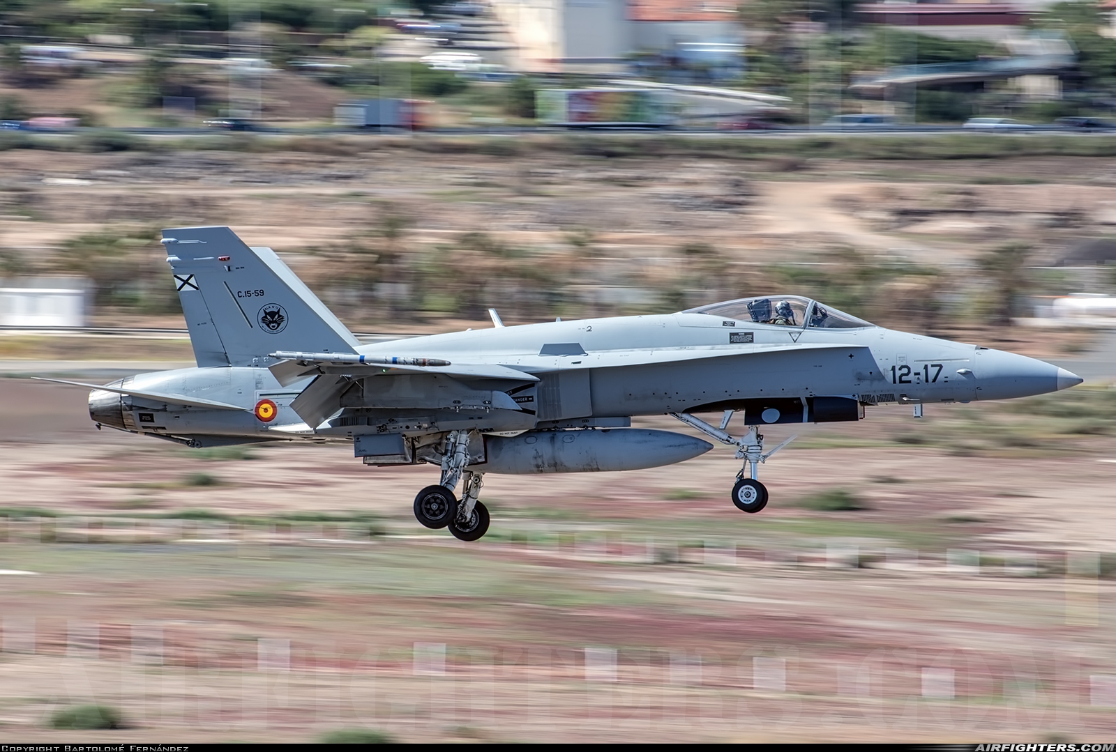 Spain - Air Force McDonnell Douglas C-15 Hornet (EF-18A+) C.15-59 at Gran Canaria (- Las Palmas / Gando) (LPA / GCLP), Spain