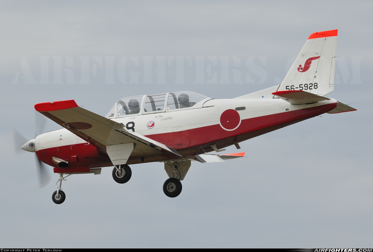 Japan - Air Force Fuji T-7 56-5928 at Shizuhama (RJNY), Japan