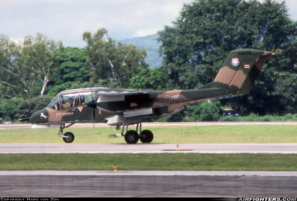 Thailand - Air Force North American Rockwell OV-10C Bronco 158405 at Chiang Mai (CNX / VTCC), Thailand