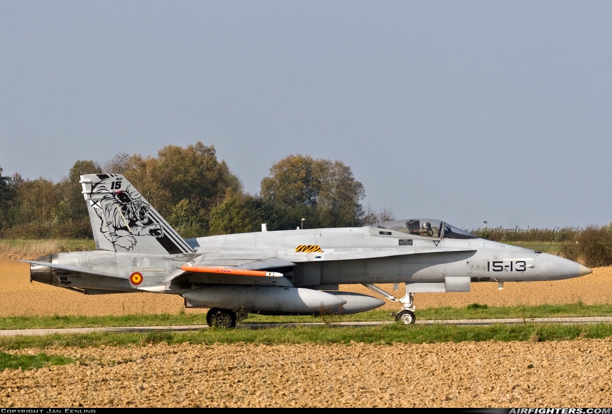 Spain - Air Force McDonnell Douglas C-15 Hornet (EF-18A+) C.15-26 at Florennes (EBFS), Belgium
