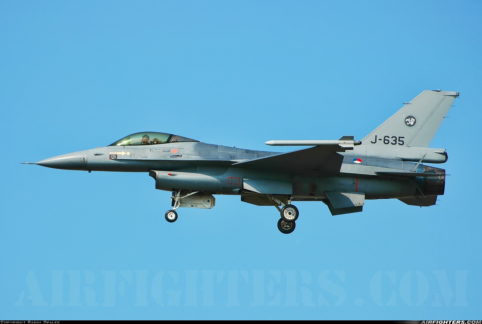 Netherlands - Air Force General Dynamics F-16AM Fighting Falcon J-635 at Kecskemet (LHKE), Hungary