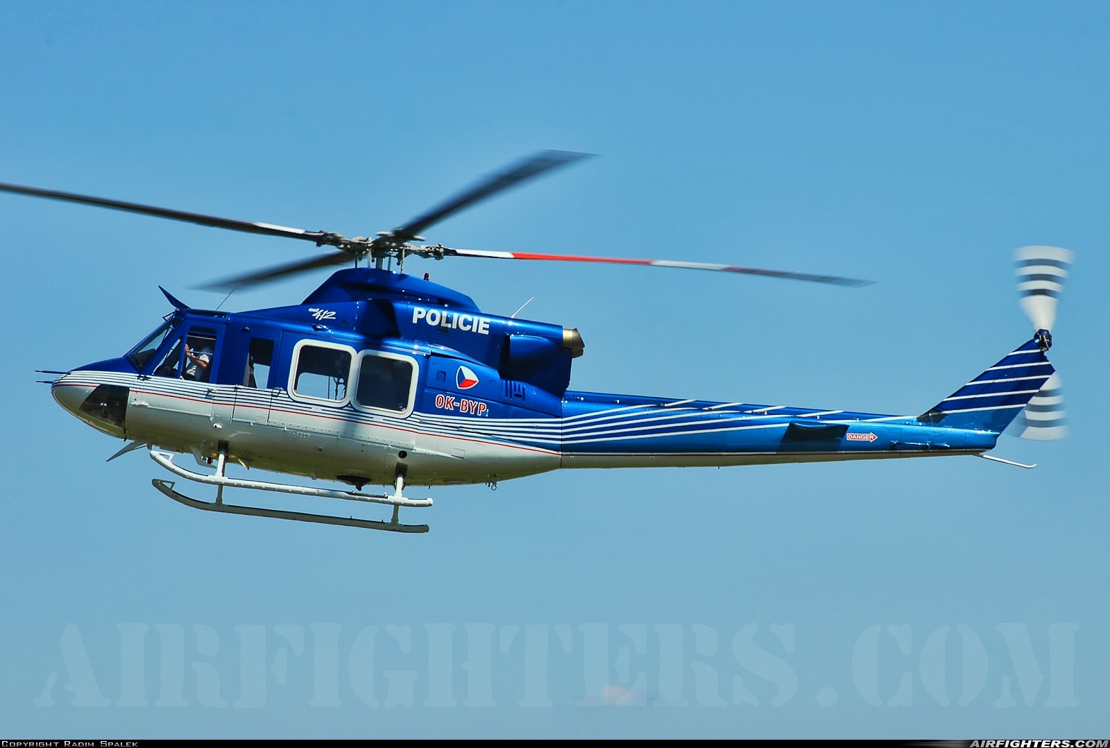 Czech Republic - Police Bell 412EP OK-BYP at Hradec Kralove (LKHK), Czech Republic
