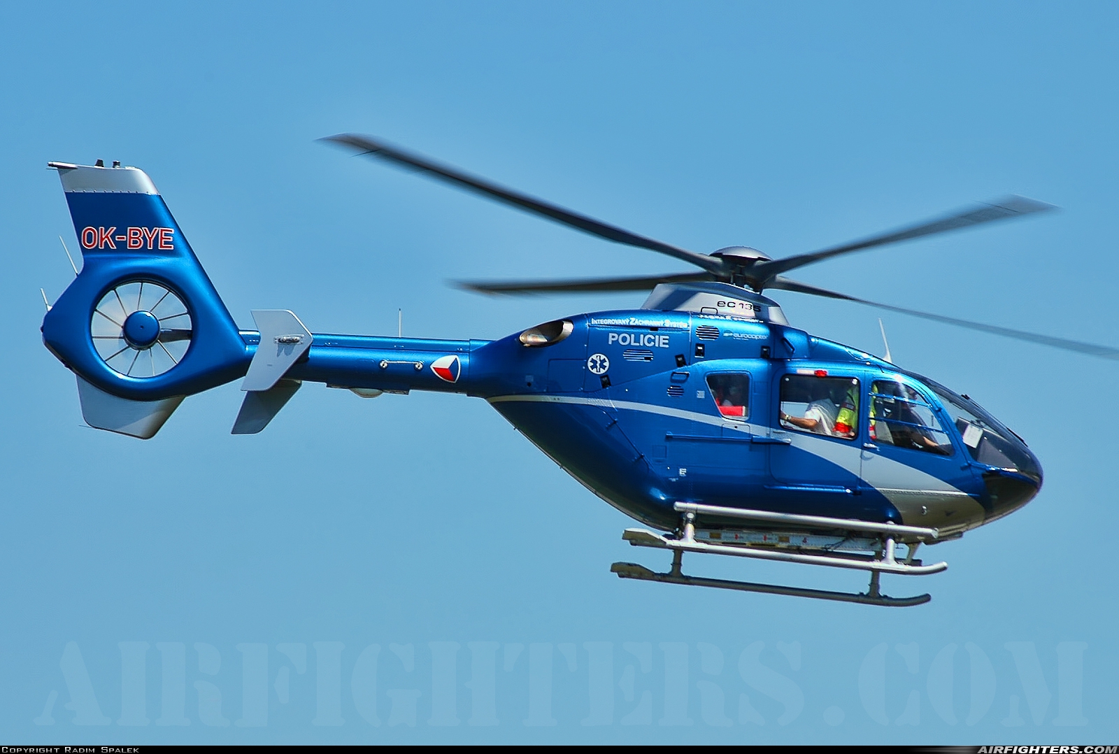 Czech Republic - Police Eurocopter EC-135T2 OK-BYE at Hradec Kralove (LKHK), Czech Republic